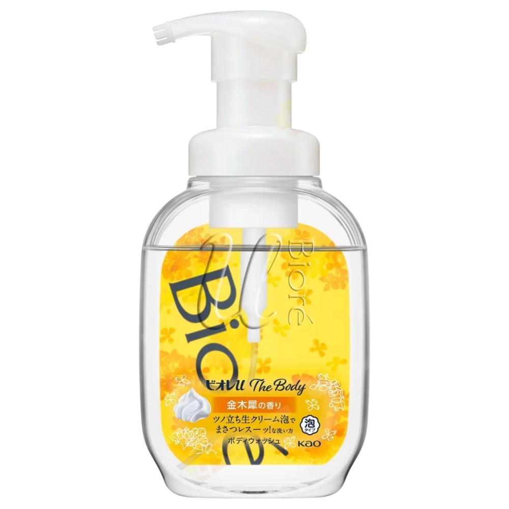 Пенное мыло для тела для нежной кожи, склонной к сухости "Biore u The Body Foam Type Purely", 540 мл.