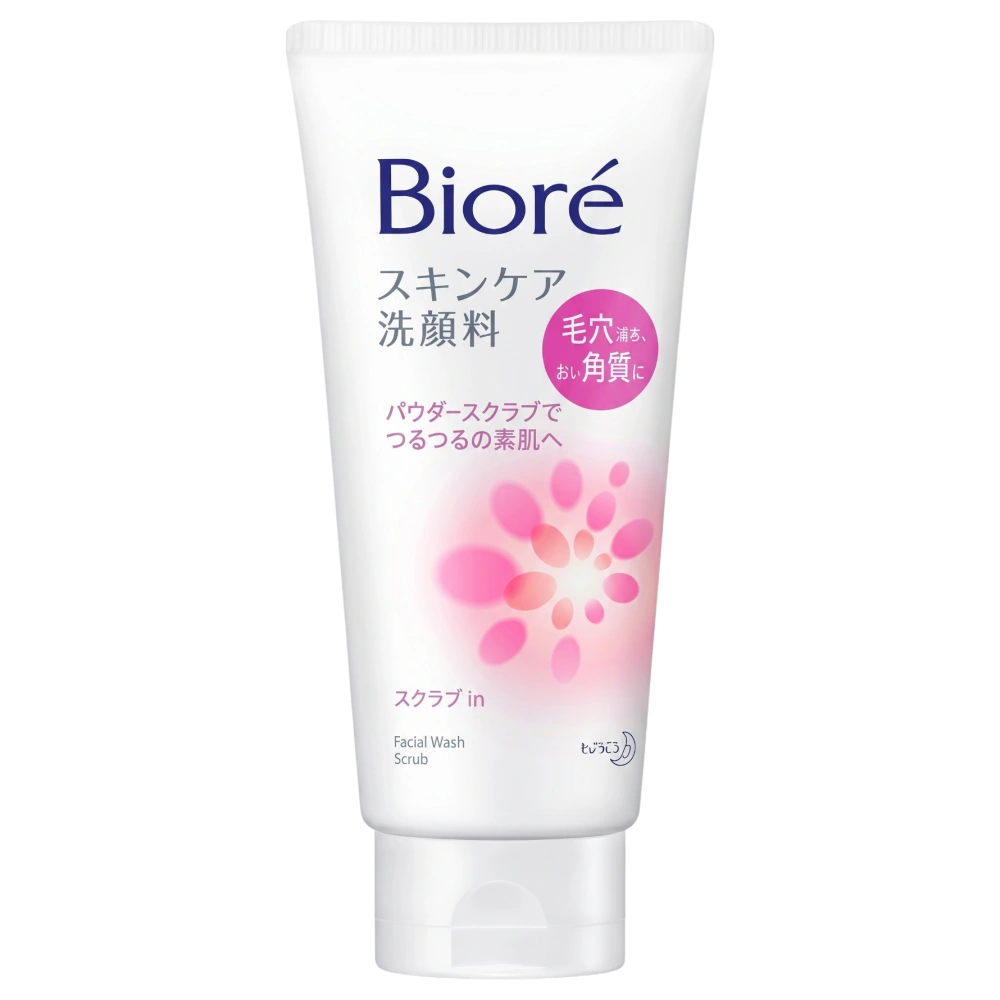 Очищающий скраб для умывания "Biore - Scrub" KAO, 130 гр.
