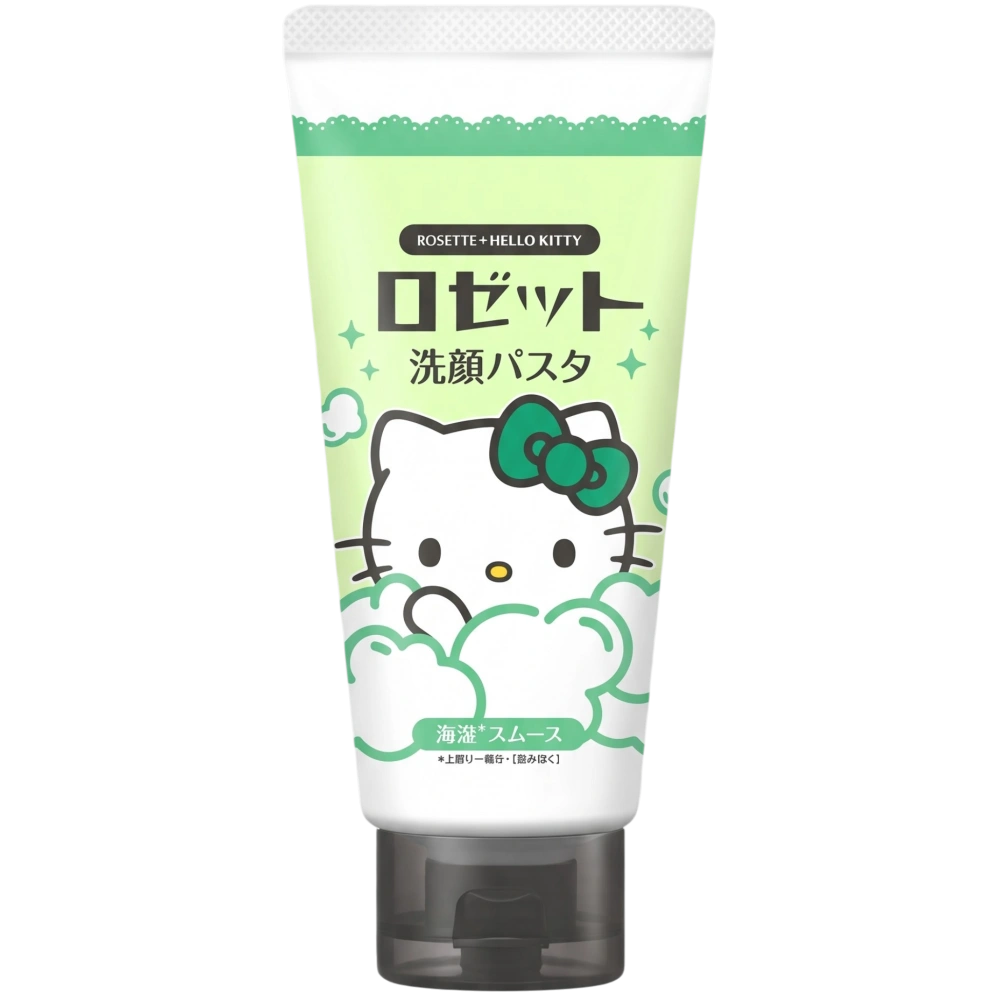 Очищающая паста-скраб для лица с морской глиной "Face Wash Pasta Sea Clay Smooth" Rosette, 80 г
