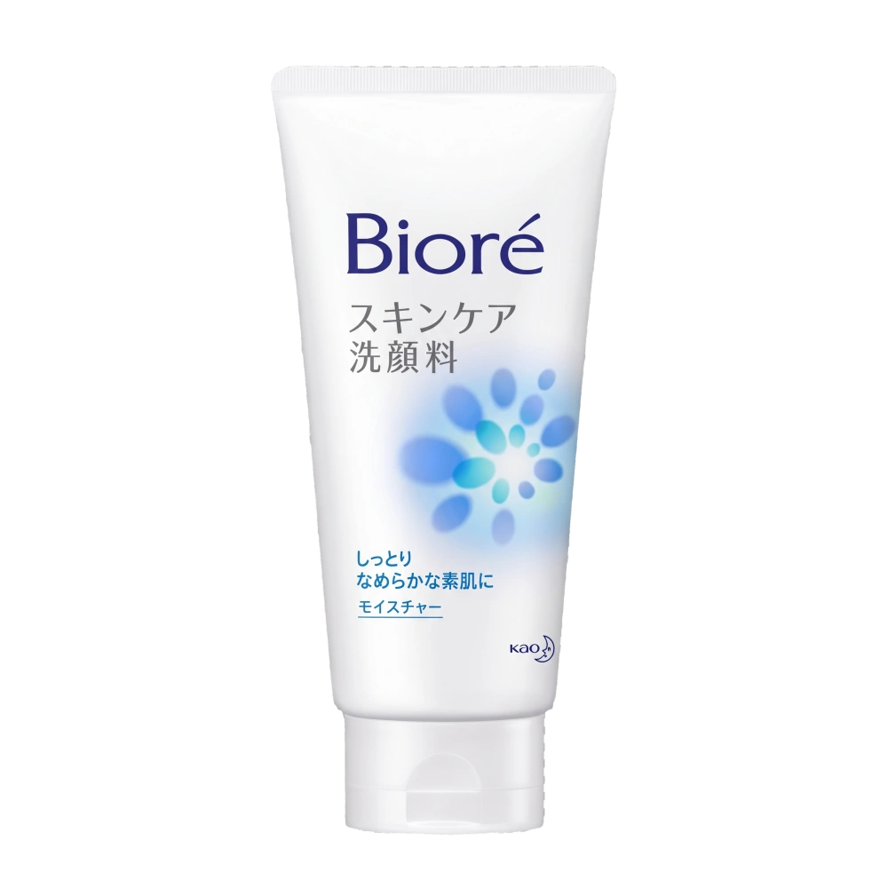 Очищающая и увлажняющая пенка для умывания  "Biore - Moisture", 130 гр.