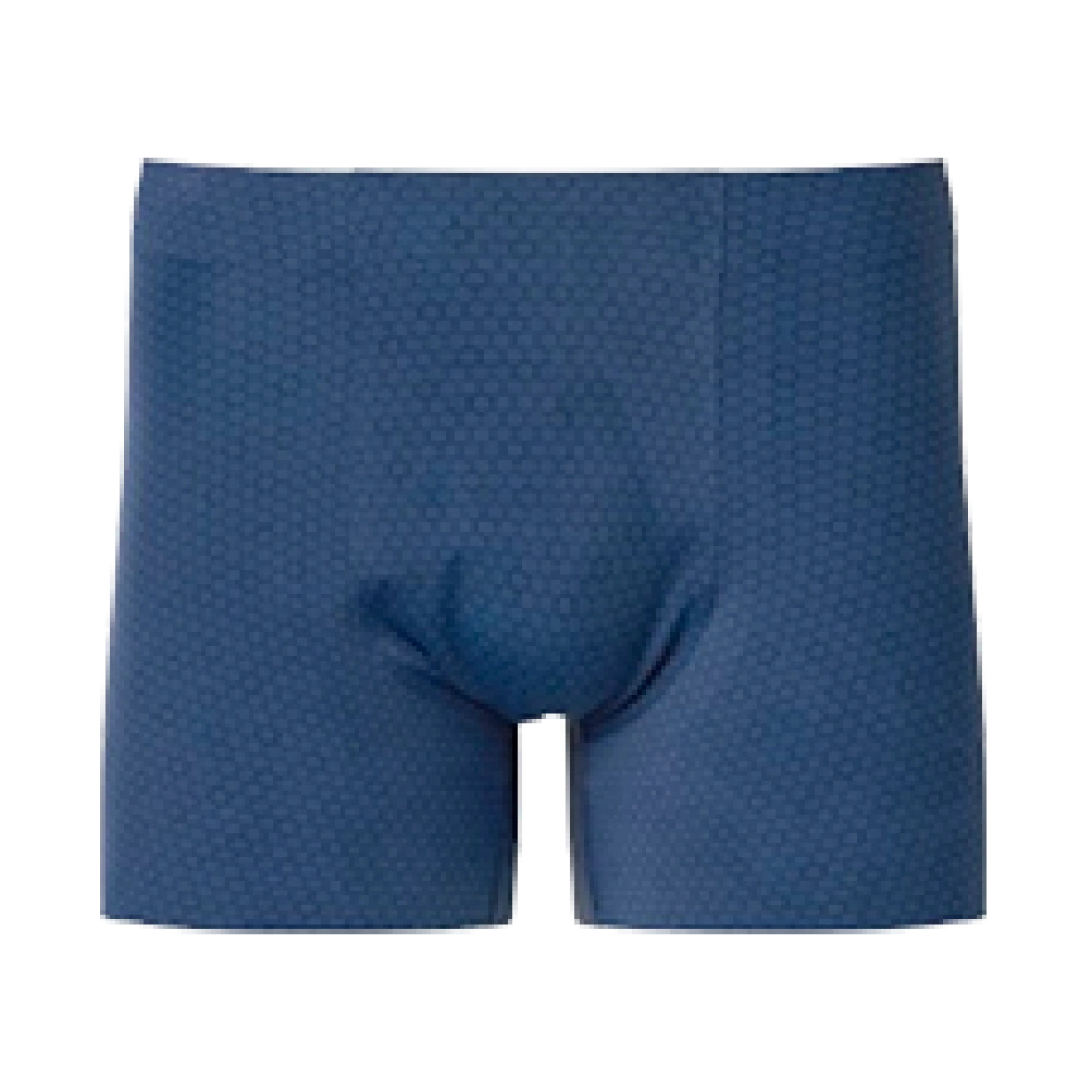 Бесшовные мужские трусы боксеры, AIRism Seamless Boxer Briefs, Blue (синий).