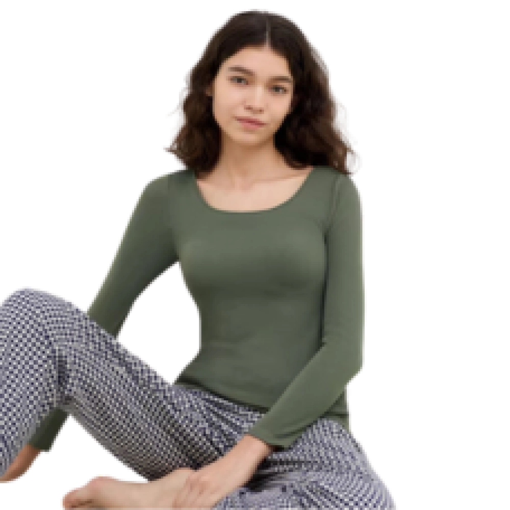 Термо-кофта "Bra Top" UNIQLO (зеленая)
