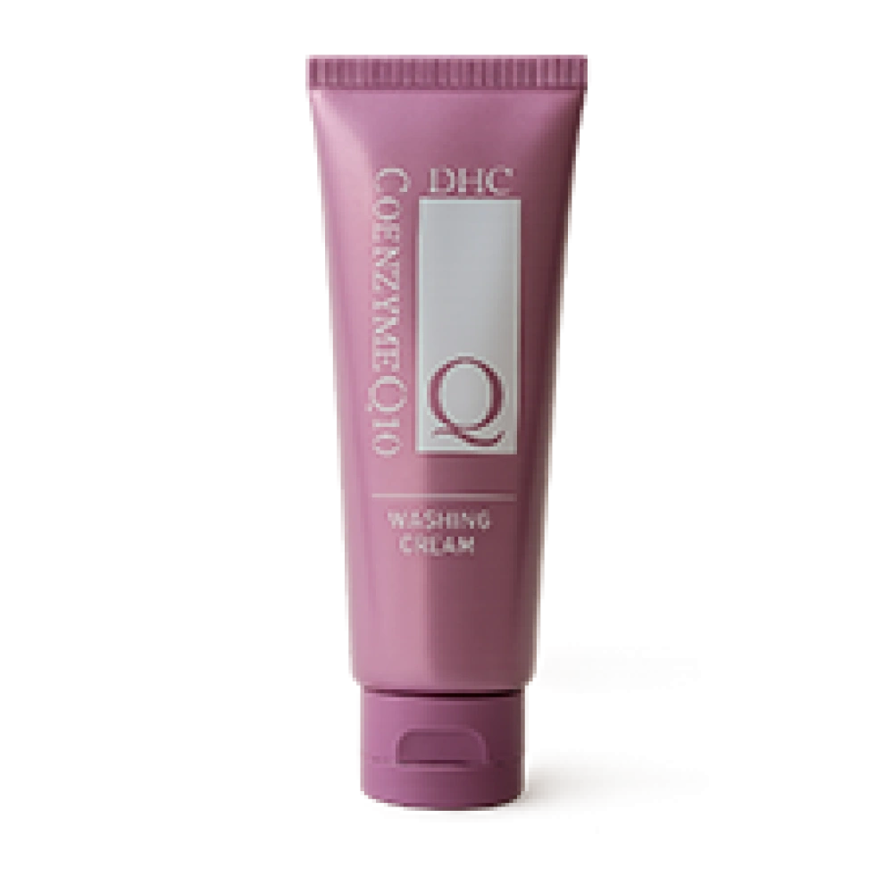 Лечебная кремовая пенка для умывания с коэнзимом Q10 "DHC Medicated Washing Cream Q 0,3%", 80 гр