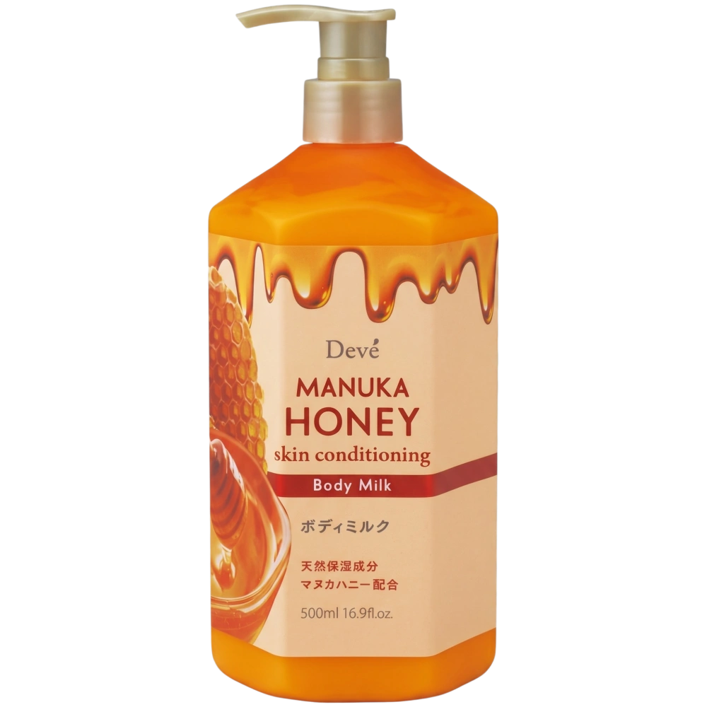 Увлажняющее молочко для тела с манука-мёдом Deve Manuka Honey Body Milk, Kumano Yushi, 500 мл