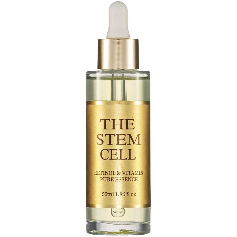 Антивозрастная сыворотка против сухости и потери упругости кожи THE STEM CELL Retinol & Vitamin Pure Essence, KOR JAPAN, 55 мл