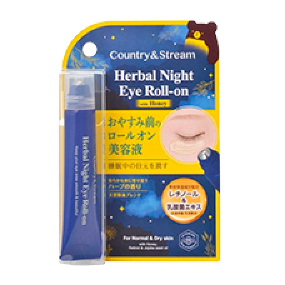 Роликовая сыворотка для кожи вокруг глаз с ретинолом и лактобактериями "Herbal Night Eye Roll-on", 15 мл