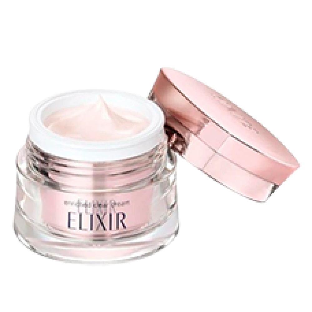 Антивозрастной, отбеливающий крем для лица "Elixir White Enriched Clear Cream", 45 гр