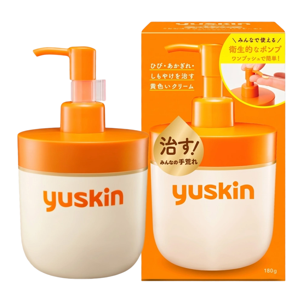 Крем от трещин, обветривания и ознобления кожи Yuskin Cream 180g Pump, Yuskin, 180 г