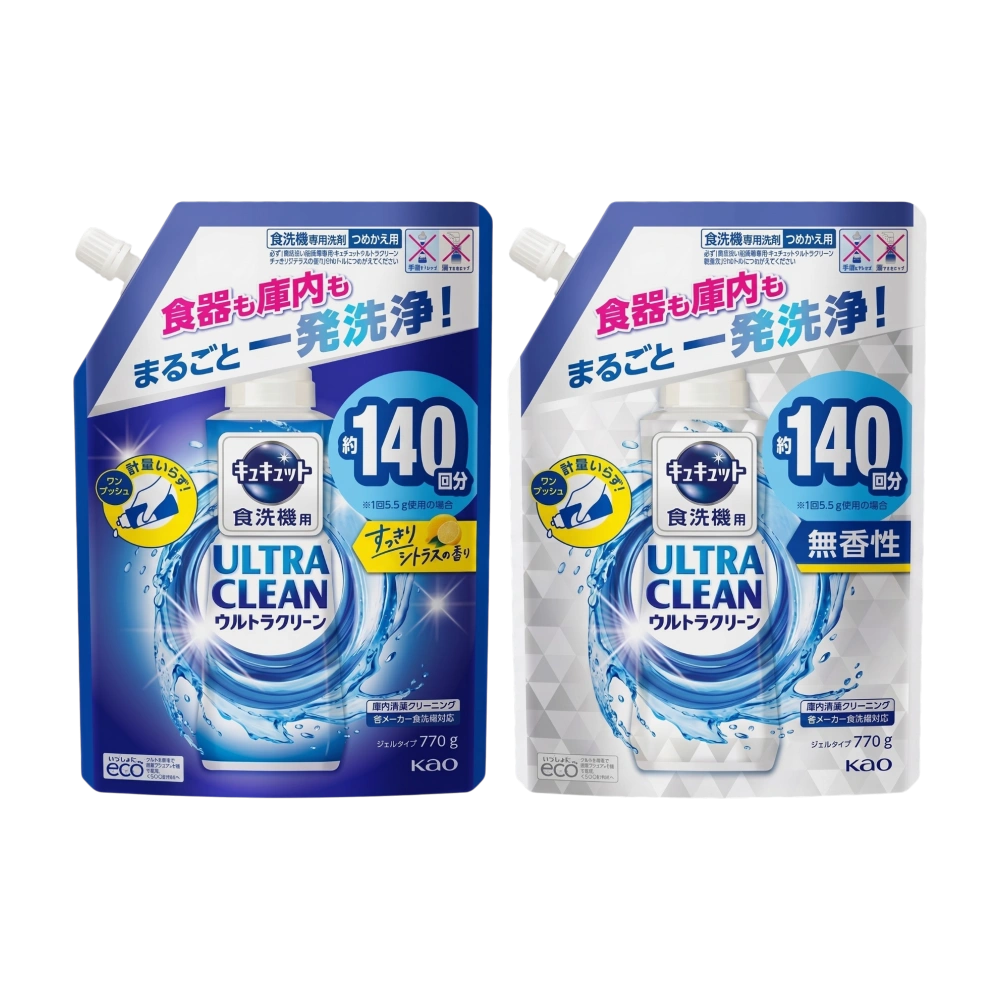 Средство для посудомоечных машин "Kyukyutto Ultra Clean", 770 гр. (Запасной блок)