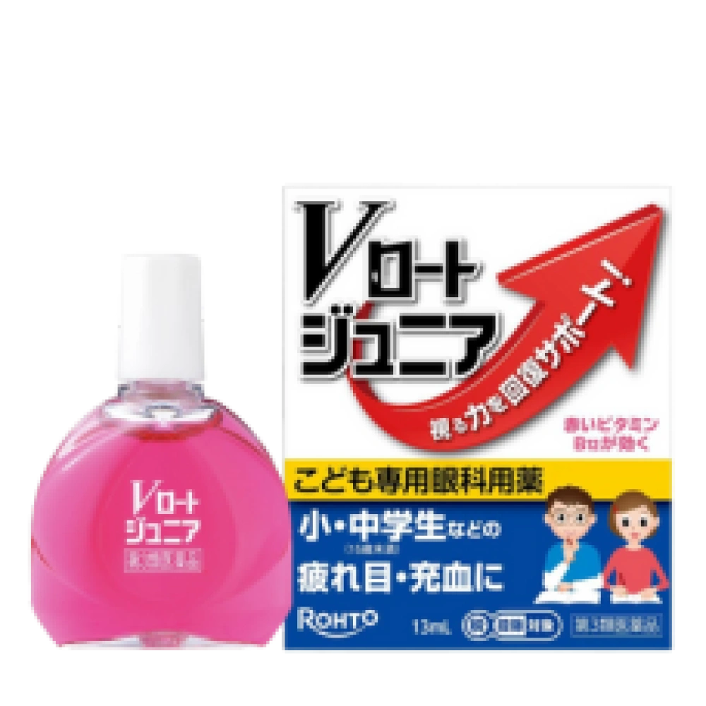 Детские капли для усталых и покрасневших глаз (до 15 лет) "V Rohto Junior", 13 мл