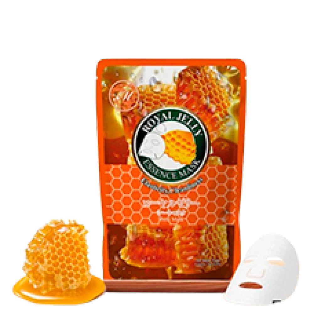 Увлажняющая маска для лица с маточным молочком "Natural Royal Jelly Elasticity Cleansing Facial Essence Mask", 5 шт
