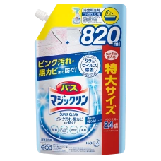 Антибактериальная чистящая спрей-пена для ванны "Bath Magic Clean SUPER CLEAN", 820 мл (Запасной блок)