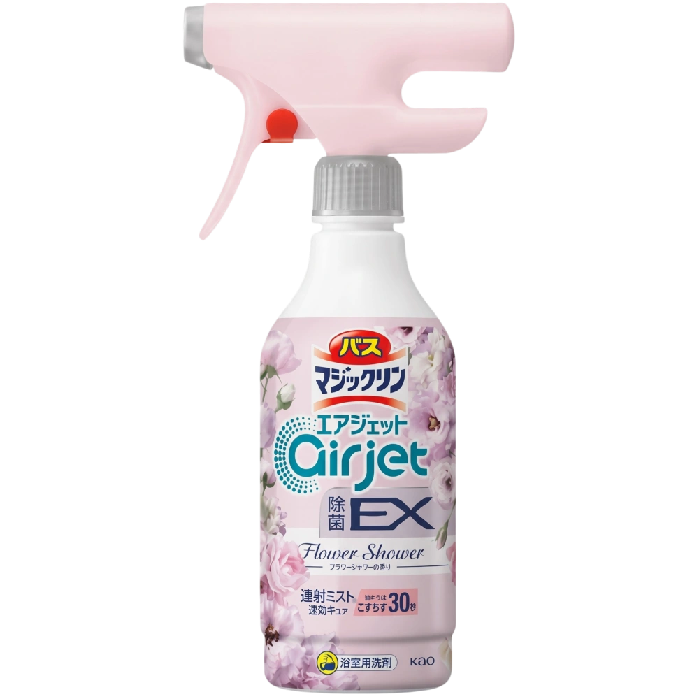 Дезинфицирующий очищающий спрей для ванн "Magiclean - Air Jet Disinfection EX" с цветочным ароматом, 400 мл.