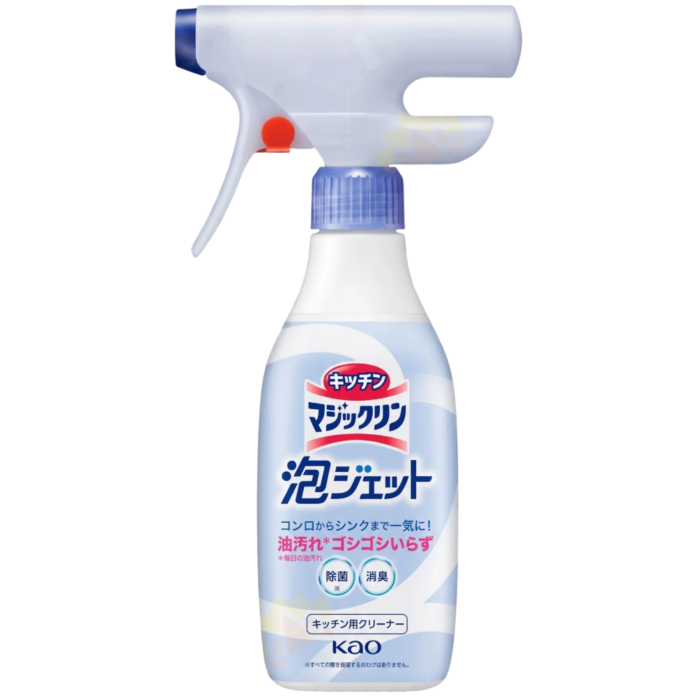 Дезинфецирующее и дезодорирующее пенное средство для кухни "Kitchen Magic Clean Foam Jet", 370 мл.
