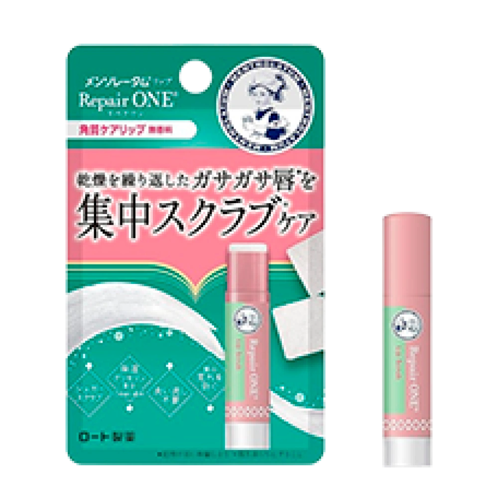Интенсивно увлажняющий бальзам с мягким скрабом «Mentholatum Repair One Exfoliation Care Lip - Fragrance-free», 3.6 гр.