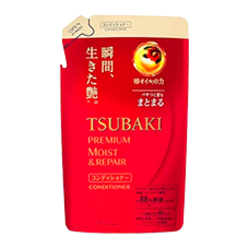 Увлажняющий кондиционер премиум класса "Tsubaki Premium Moist Conditioner", 330 мл (сменный блок)