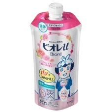 Жидкое мыло для тела с натуральными эссенциями "Biore Body Soap", 340 мл. (Запасной блок)