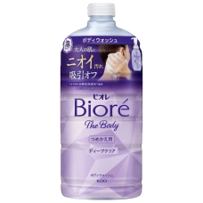Пенное мыло для тела для нежной кожи, склонной к сухости "Biore u The Body Foam Type Purely", 780 мл. (Запасной блок)