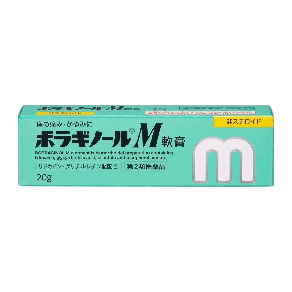 Мазь от геморроя и анальных трещин "Boraginol M Nankou" Amato, 20 г