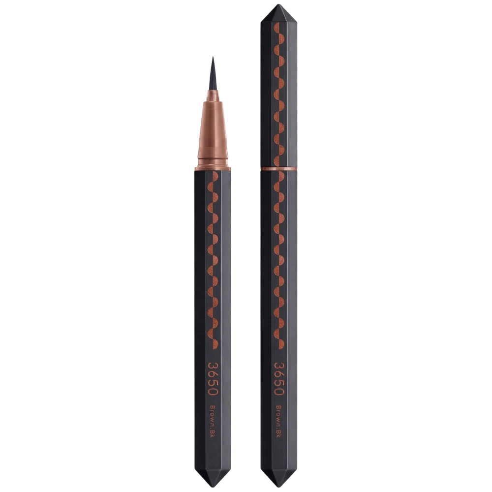 Жидкая подводка для глаз "3650 Liquid Eyeliner Brown Black" коричнево-чёрная, D-Nee, 14 г