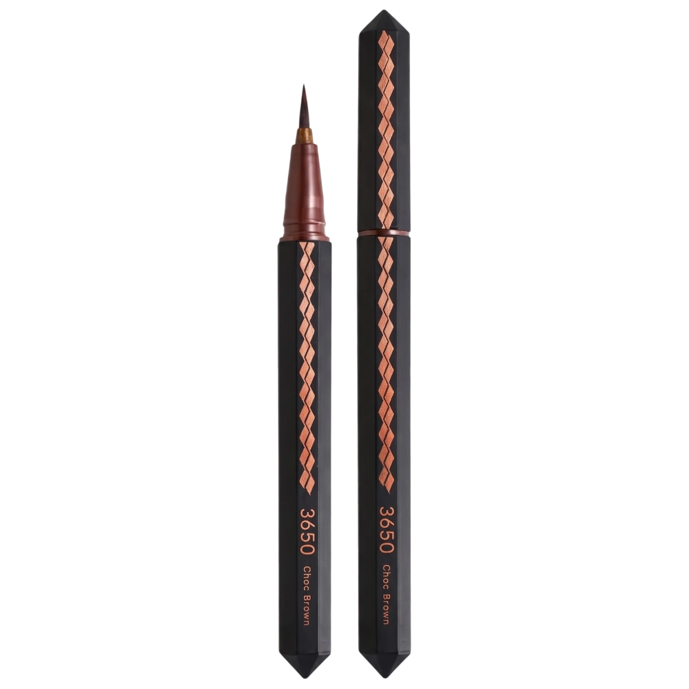 Жидкая подводка для глаз "3650 Liquid Eyeliner Choco Brown", шоколадно-коричневая, D-Nee Cosmetic, 0,45 мл