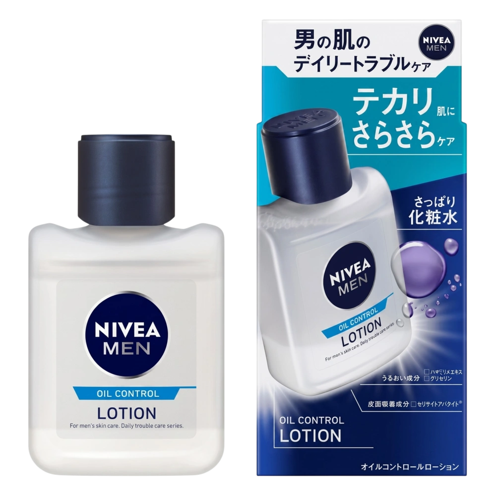 Мужской освежающий лосьон-тоник для контроля жирного блеска кожи лица Nivea Men Oil Control Lotion, KAO, 110 мл.