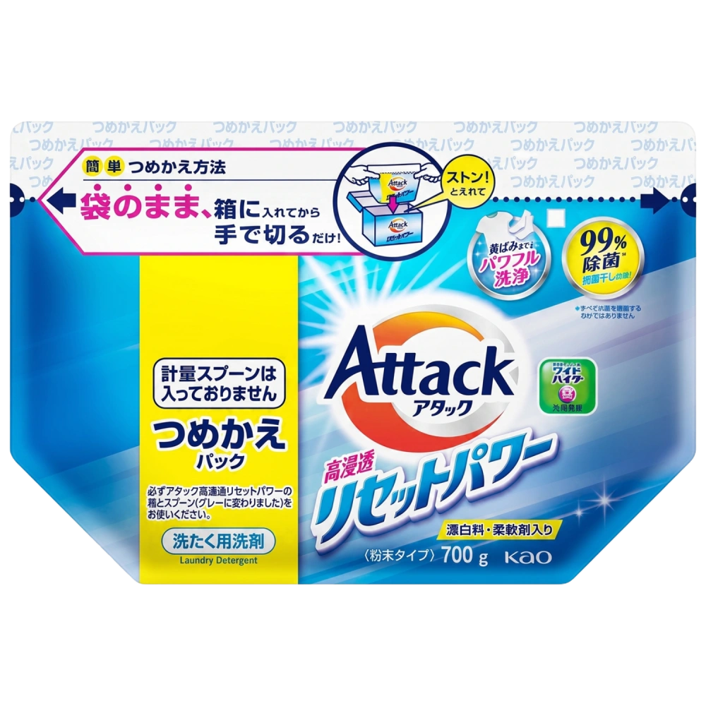 Стиральный порошок для светлого белья “Bio Attack Ex”, 700 гр. (Запасной блок)