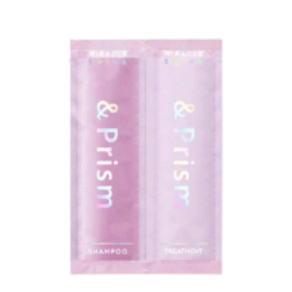 Пробник шампунь + тритмент "Shine Miracle, &Prism", 10 гр. + 10 гр. 