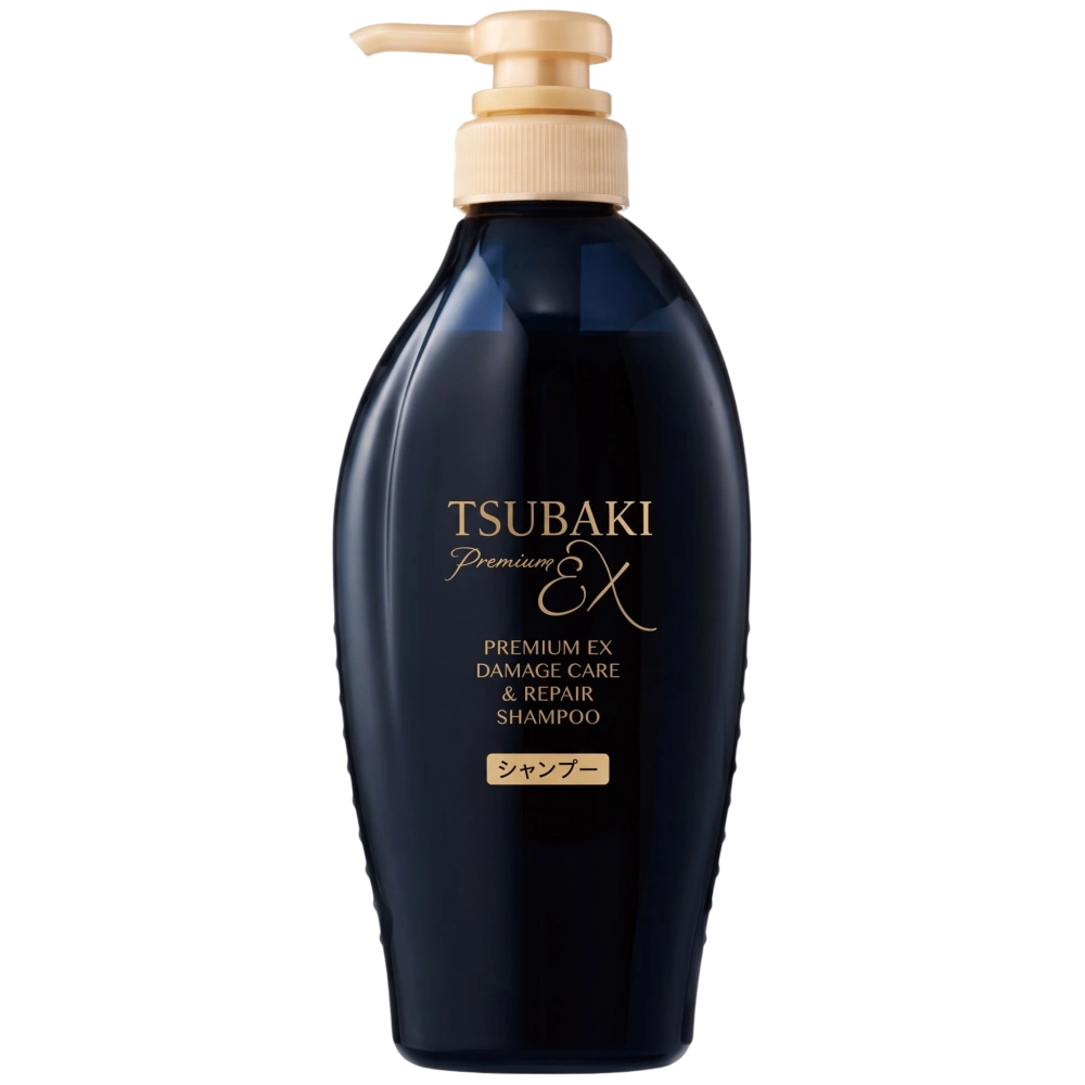 Интенсивно восстанавливающий шампунь для повреждённых волос «TSUBAKI Premium EX Damage Care & Repair Shampoo», Fine Today, 450 мл
