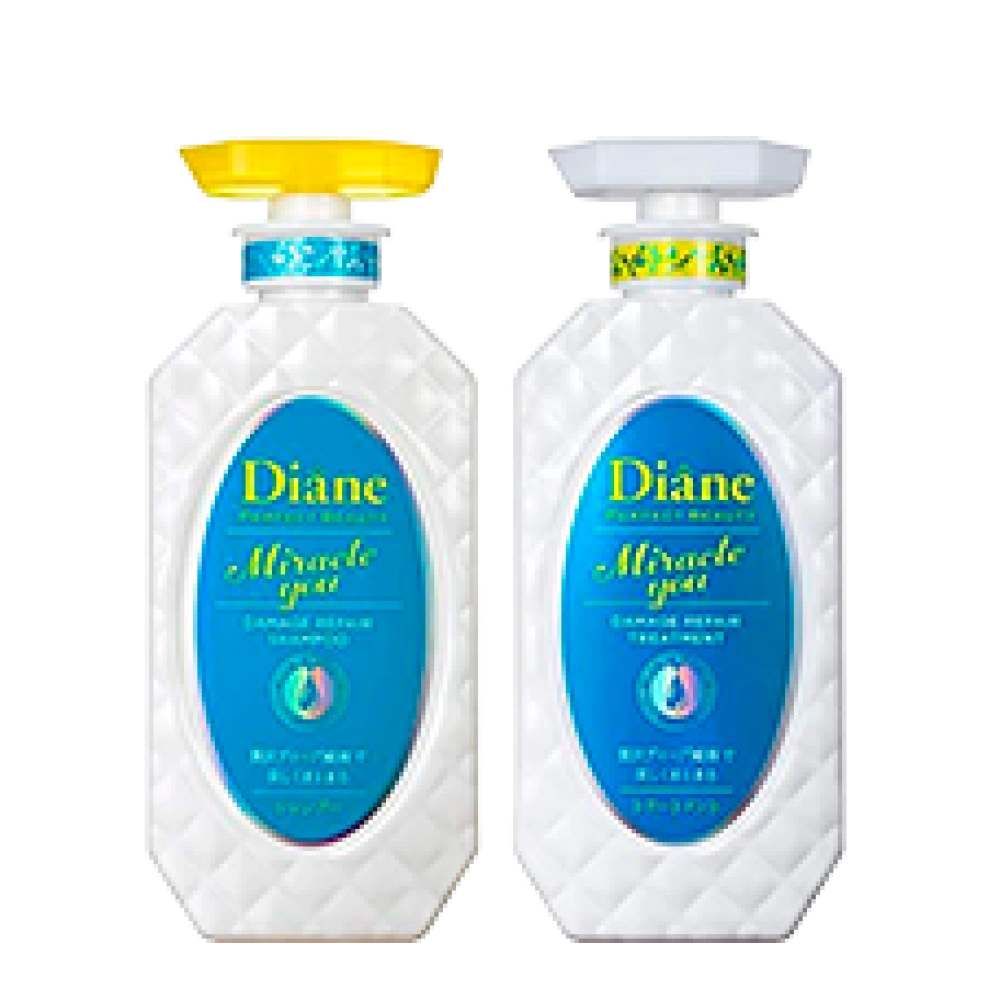 Набор (шампунь + тритмент) "Diane Miracle You - DAMAGE REPAIR", 450 мл. + 450 мл.