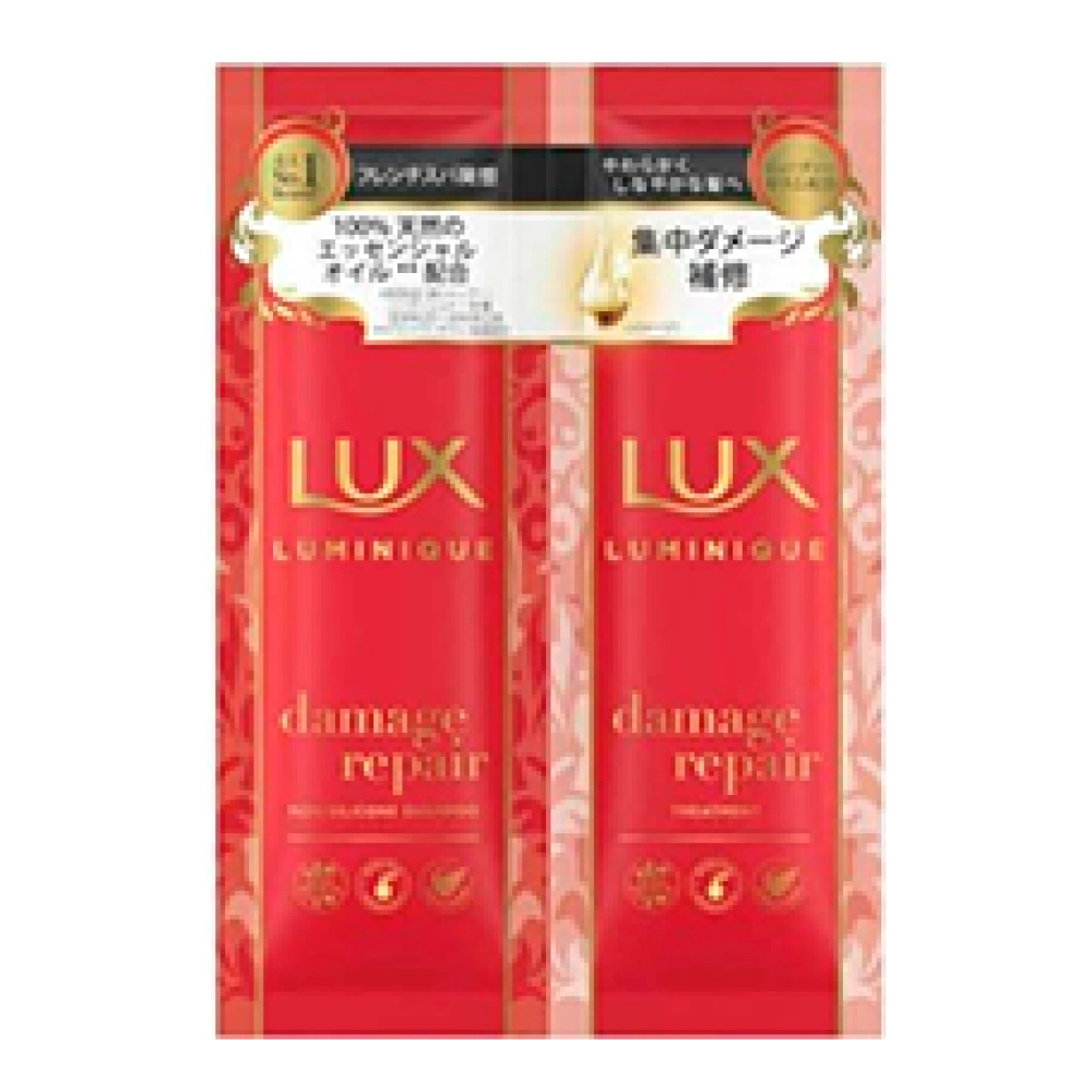 Дорожный набор (шампунь + кондиционер) "LUX LUMINIQU - Damage Repair", 10 гр + 10 гр 