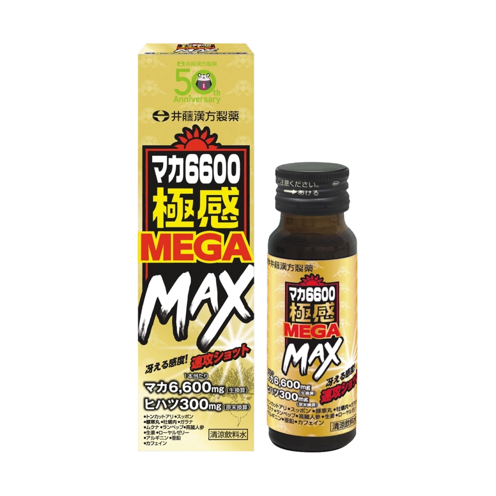 Тонизирующий напиток с макой и кофеином «Maca 6600 MEGA MAX» ITOH, 50 мл