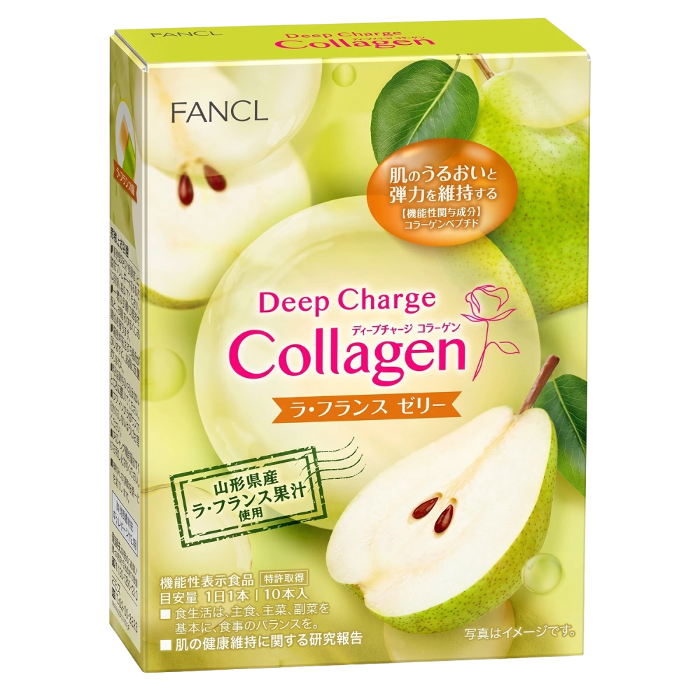 Коллаген (желе) со вкусом груши «Deep Charge Collagen La France Jelly» (20 г × 10 стиков)