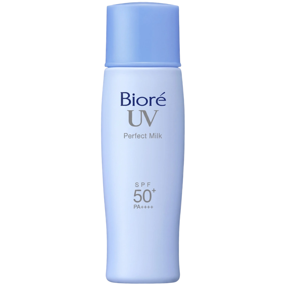 Водостойкое солнцезащитное молочко для лица и тела SPF50+, PA++++ «Biore UV Perfect» 40 мл.