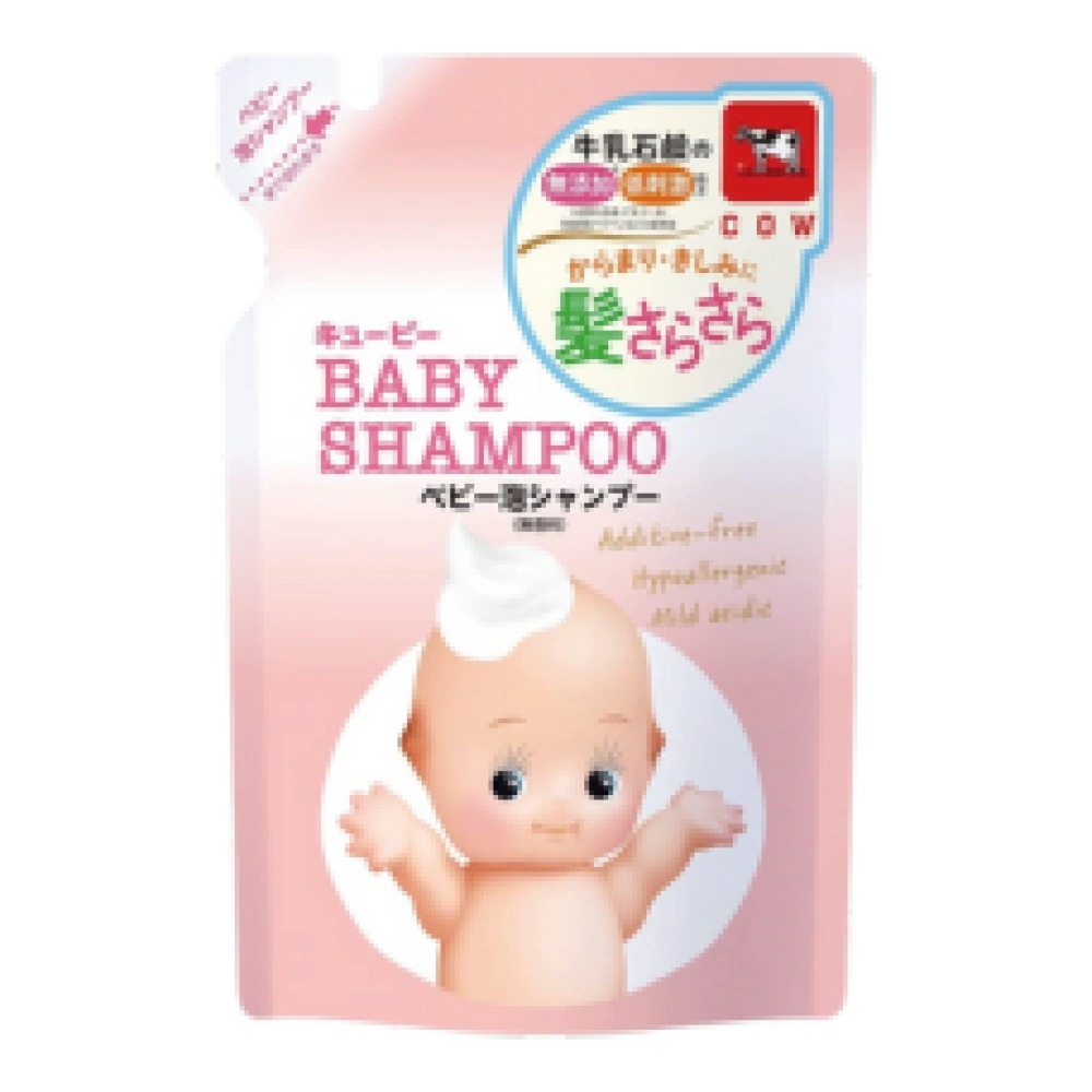 Гипоаллергенный детский пенный шампунь "Kewpie", 300 мл (Сменный блок)