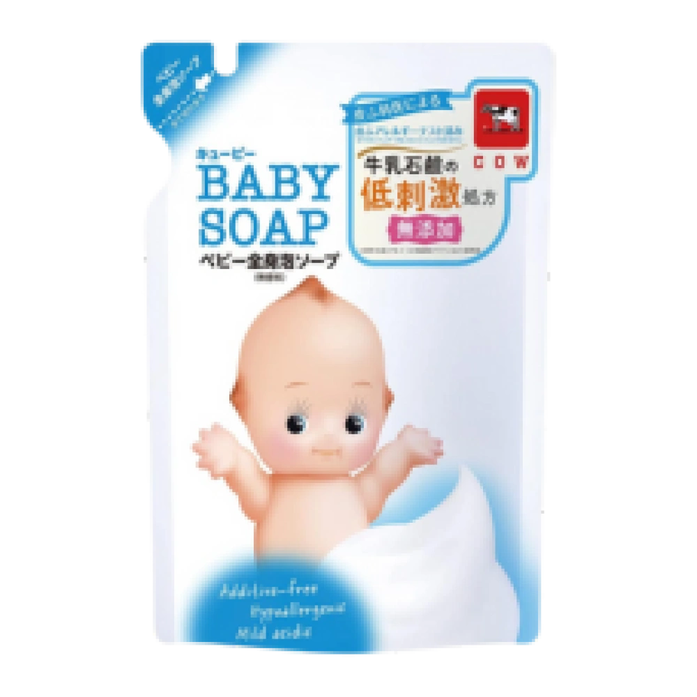 Гипоаллергенное детское пенное мыло для тела “Kewpie”, 350 мл (Сменный блок)