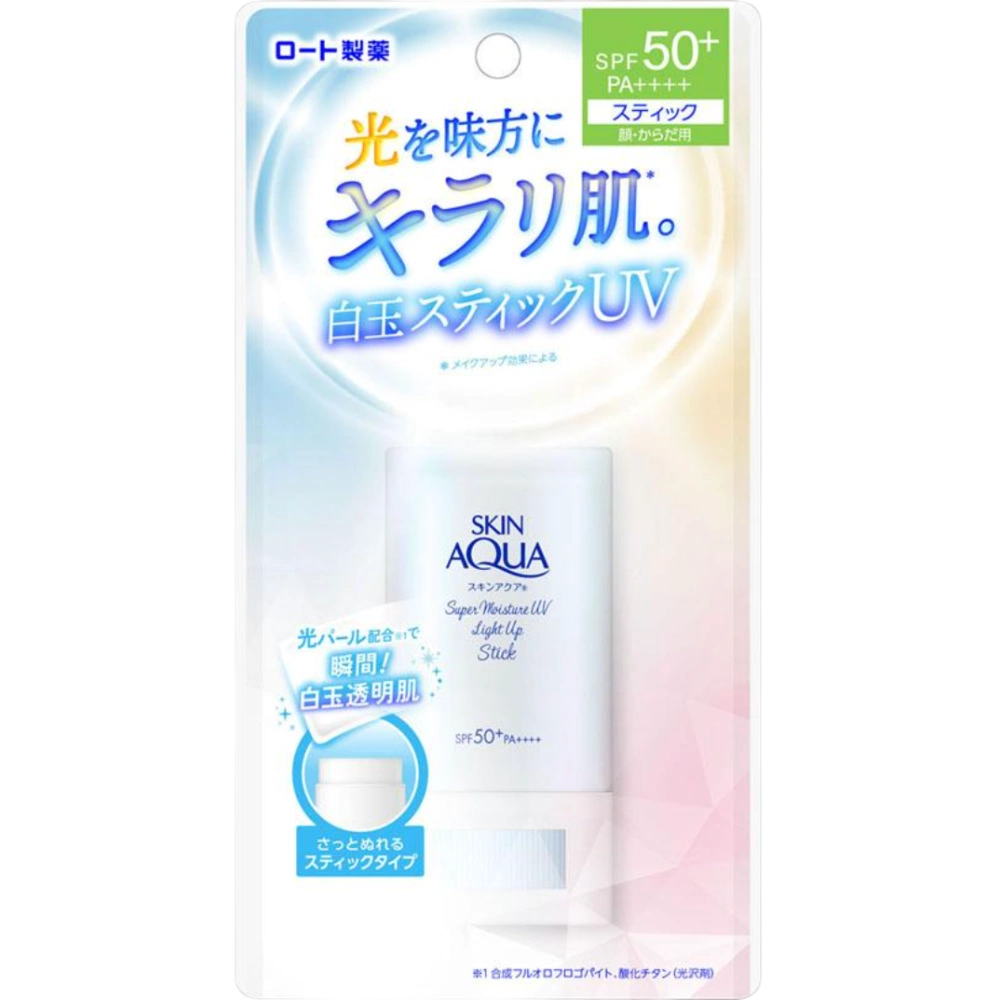 Солнцезащитный и увлажняющий стик "Skin Aqua - Super Moisture UV Light Up Stick", 19 гр. 