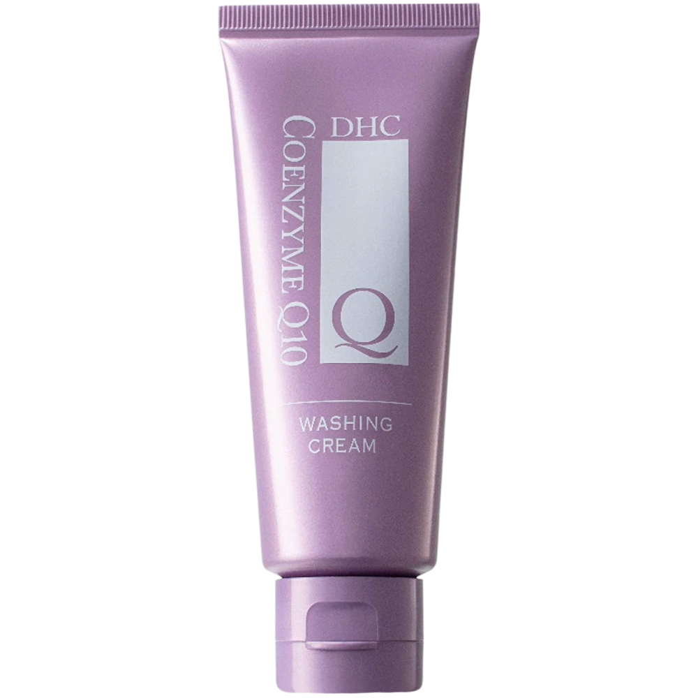 Лечебная кремовая пенка для умывания с коэнзимом Q10 "DHC Medicated Washing Cream Q 0,3%", 80 гр